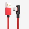 L Shape Mobile Phone magnetic usb Data Cable Tensile Strong Fast Charging for Cell Phone Charger USB Cable