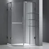 SS304 quadrate 135 degree bilateral 90*55mm Bathroom Clamp/bathroom door hinge /shower door glass clips