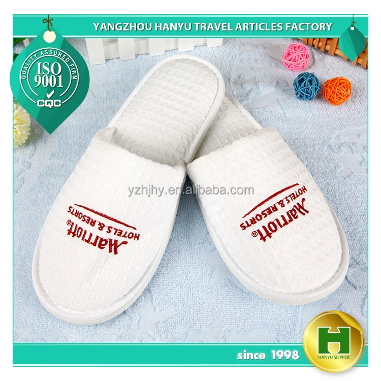 embroidered spa slippers