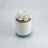 Ceramic flower oil reed diffuser gift set