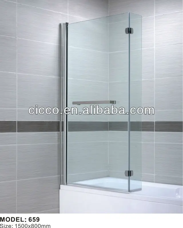 2014 Factory Bathroom Product Portable Shower Screen/bathtub Shower Glass Buy Bathtub Shower
