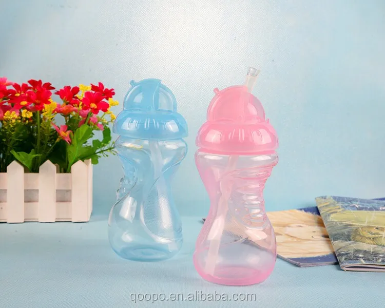 
Jinhua Manufacturer Plastic Kids Bicycle Water Bottle With Straw 