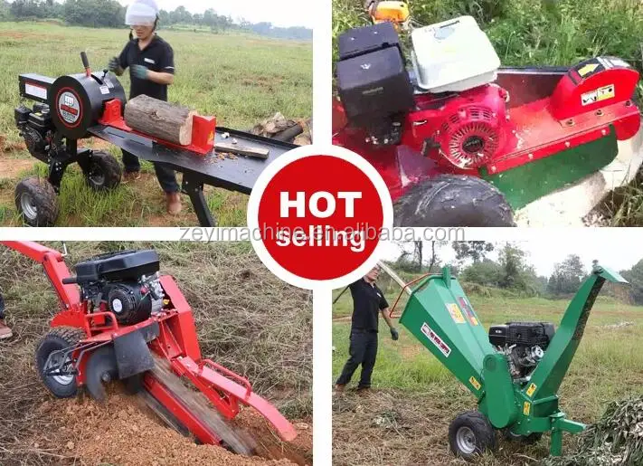 High Quality Ce Approved 2.2kw Small Electric Wood Chipper For Sale