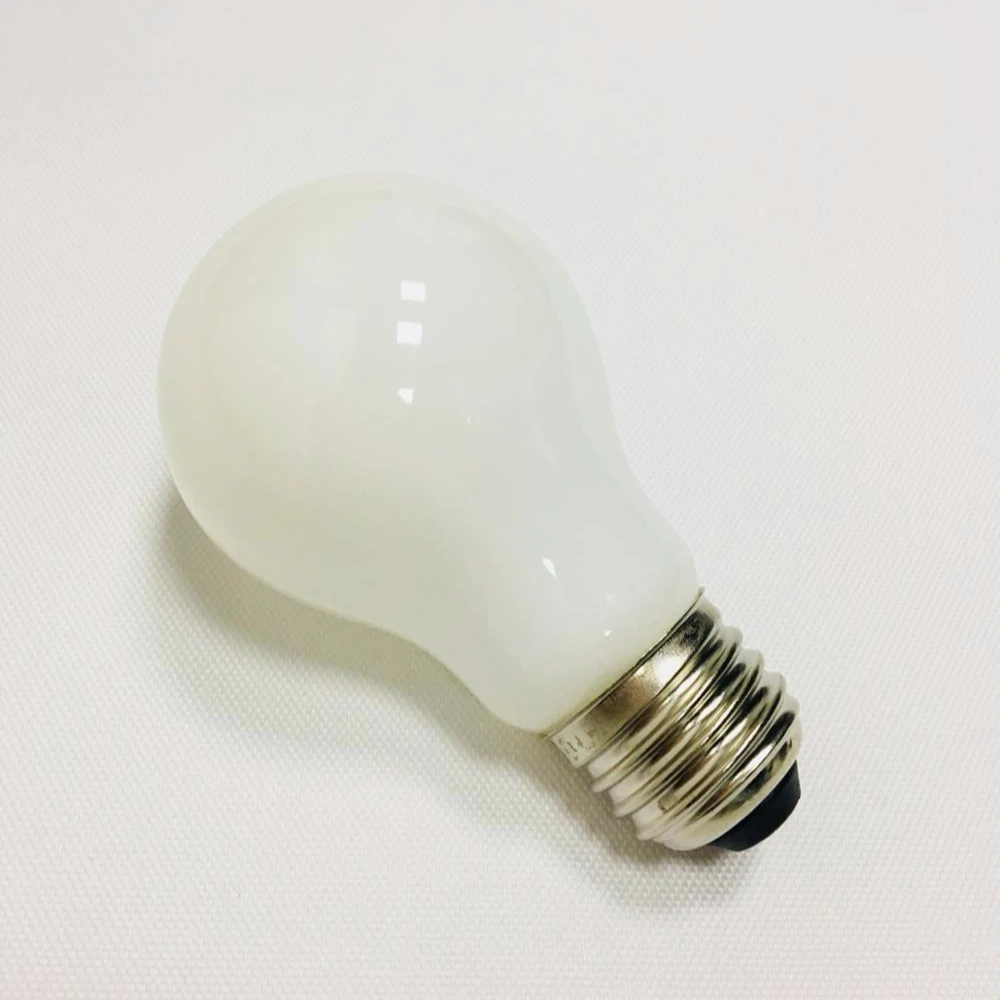 Hot selling A15 E26 E27 Frosted glass White Filament LED bulb