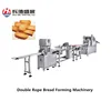 Multi functional bread baking machine of mutil ropes/Double Rope bread production line for double rope bread/hamburger