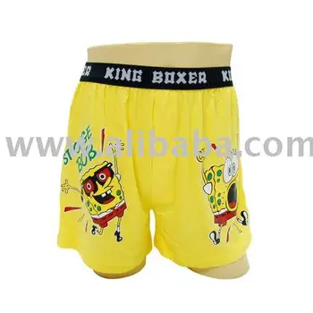 calzones de bob esponja para hombre