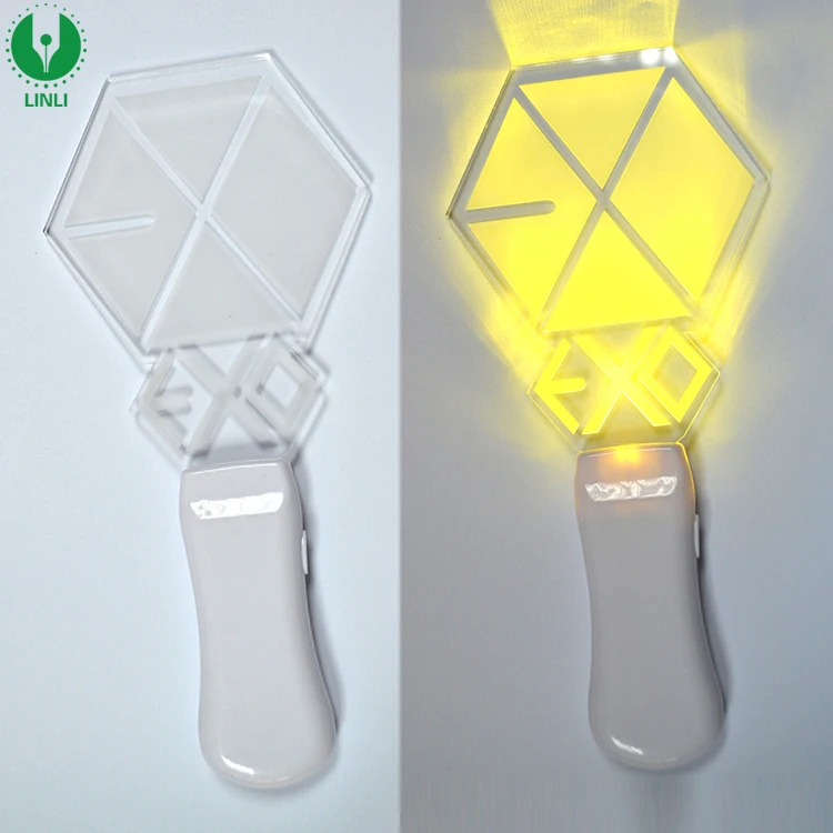 Linli Party Favor Colorful Light Up Flashing Customized Acrylic Light