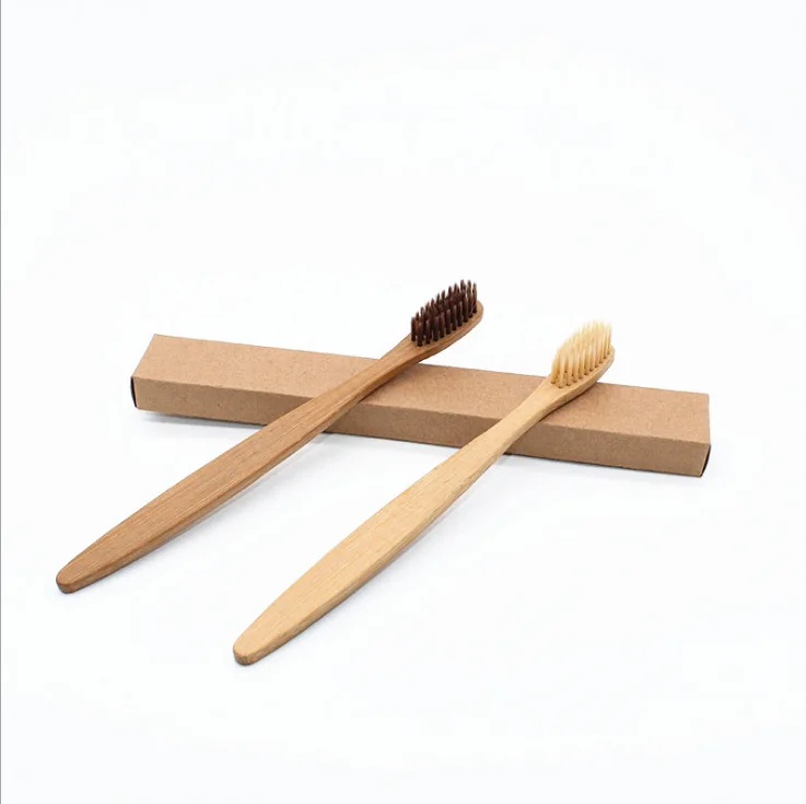 

Bamboo Toothbrush 100% Organic Adult Nature Bamboo Opp Bag or Paper Box or Customized Soft Hotel. Travel Spa.etc for Free, Customized color