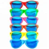 Jumbo Plastic Sunglasses Colorful Jumbo Glasses for Costumes Hawaiian Beach Party Supplies SA2367