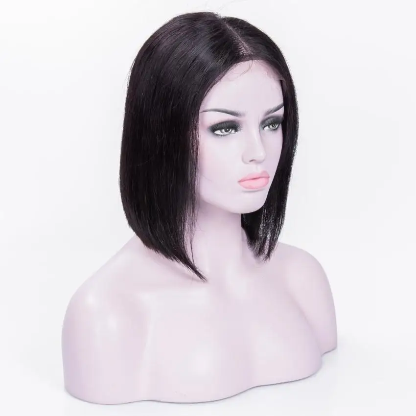 

original virgin cuticle aligned hair 10A 100% brazilian human hair lace front wig straight human hair