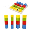Wooden Preschool Shape Puzzles Geometric Sorting Games Early Development Educational Toys for Toddlers