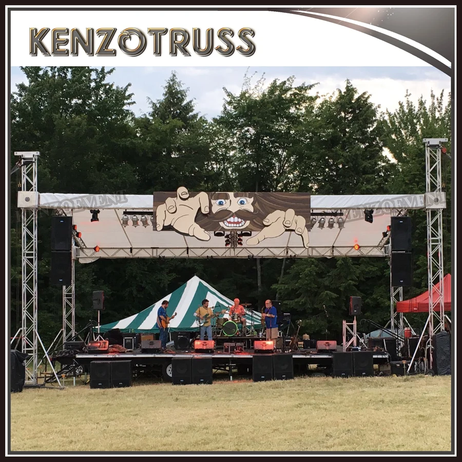 400x400mm spigot beam truss 290mm truss pillar with lift tower