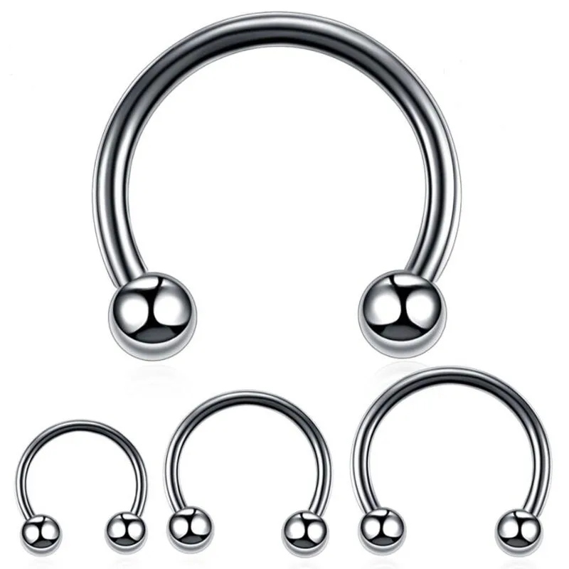 G23 Titanium Circular Barbell Horseshoe Body Piercing Jewelry - Buy ...