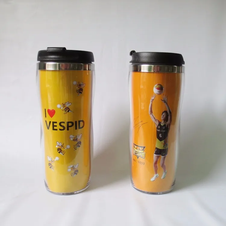 Double Wall Stainless Steel Vaccum Coffee Mug with Paper Insert Mug