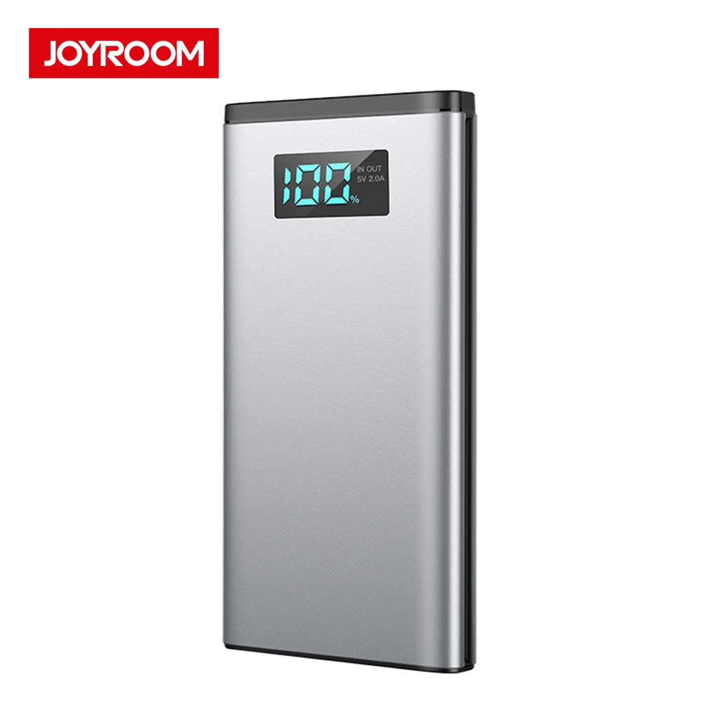 

Joyroom Led Large Capacity Power Bank 20000 Mah, Silver;black