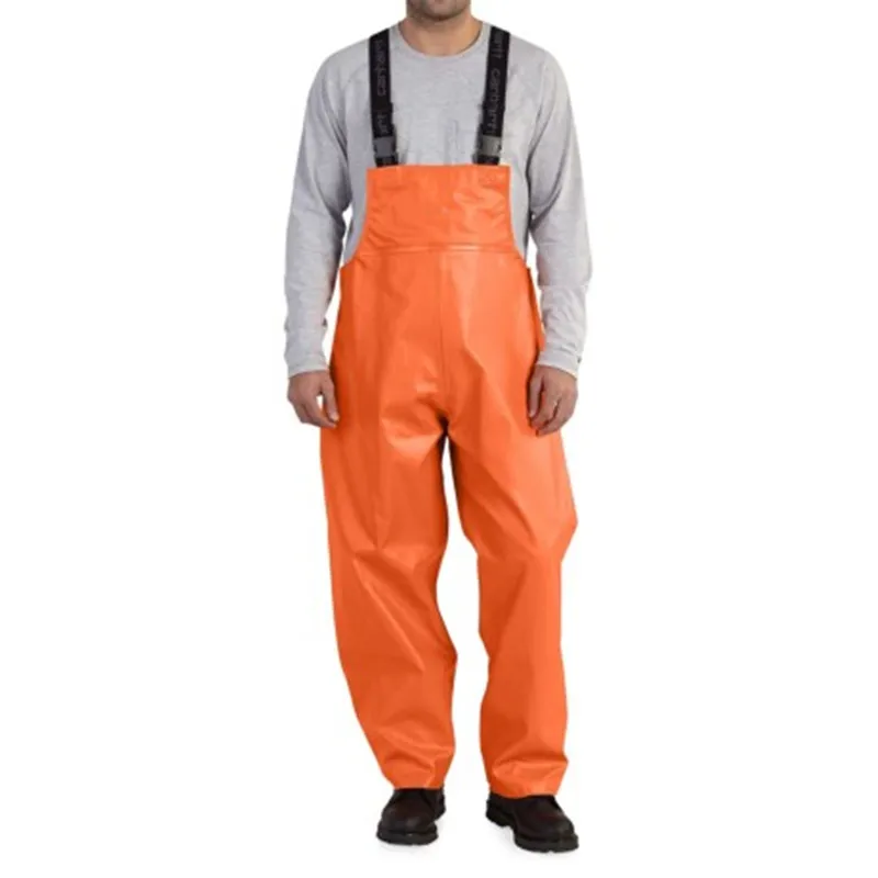 

KM OEM working bib workwear fishing wear pants, Orange, yellow, army green etc.