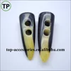 colorful two holes resin horn imitation button overcoat toggle button
