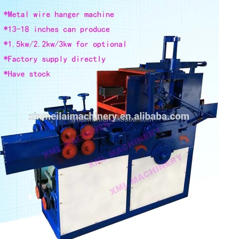 
launary iron/galvanized wire hanger making machine from china factory 
