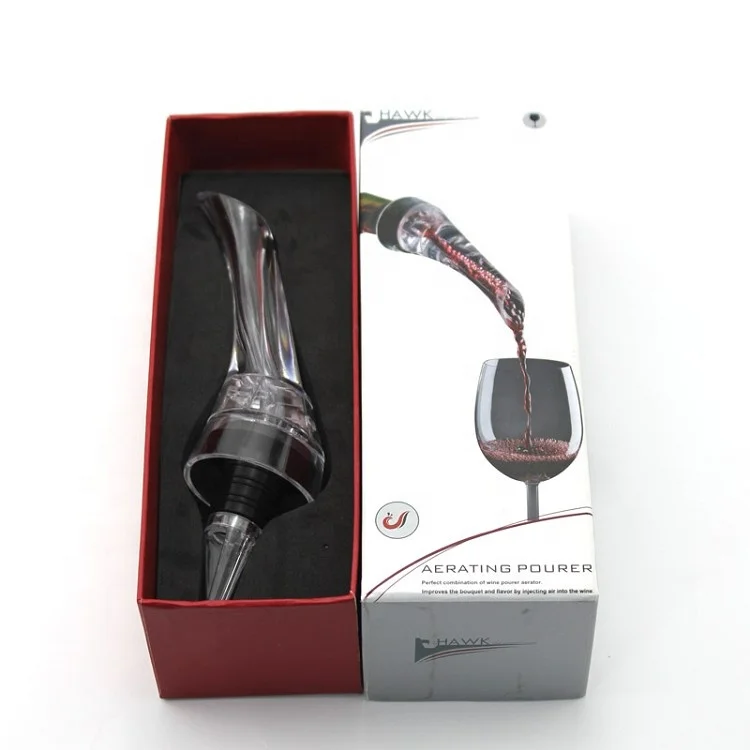 

Wine aerator hawk wine aerator pourer with gift box, Avaliable