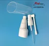 Long nozzle pharmaceutical throat sprayer with HDPE medicine bottle