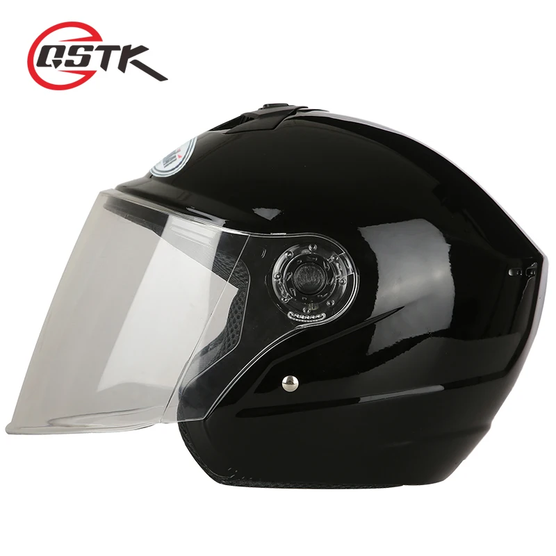 Available different colors four seasons open face unisex helmet retro electric motor bike half face helmet for men and women