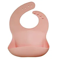 

Amazon Hot Sale Waterproof Silicone Bib Silicone Baby Bibs