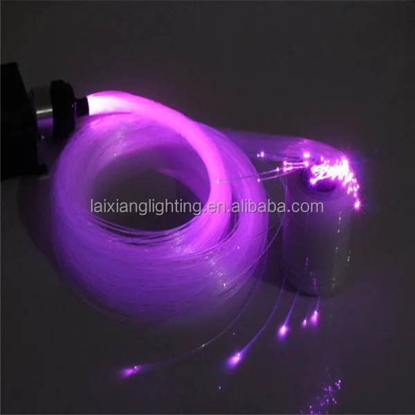 End fiber optic lighting cable side light optic fiber light led sparkle glow light source fiber optics car