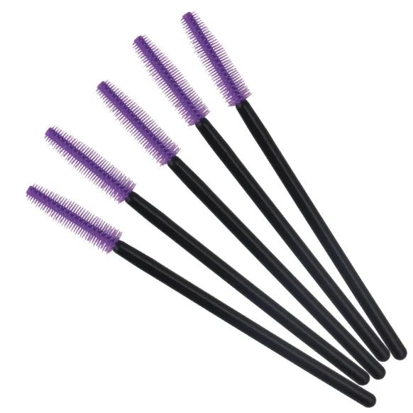 Ecofriendly Disposable Mini Mascara Brush Head Silicone Eyelash Brush