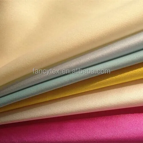 
Chinese Silk charmeuse satin plain dyed fabric crepe satin fabric for dresses satin silk taffeta china market 
