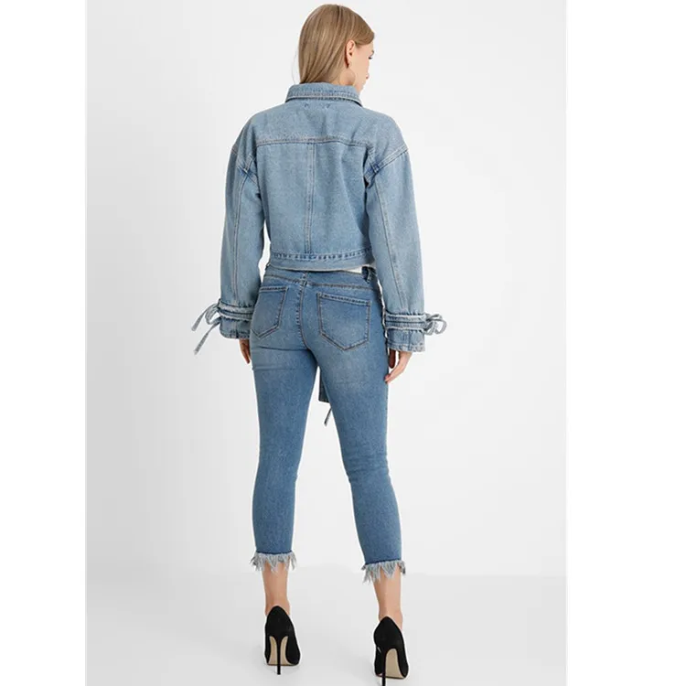 2019 Nouvelle Conception De Mode Femmes Denim Manteau 2019 Nouvelle Conception De Mode Femmes Denim Manteau