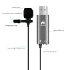 New Arrival usb Aluminum+ Plastic lav mic recorder