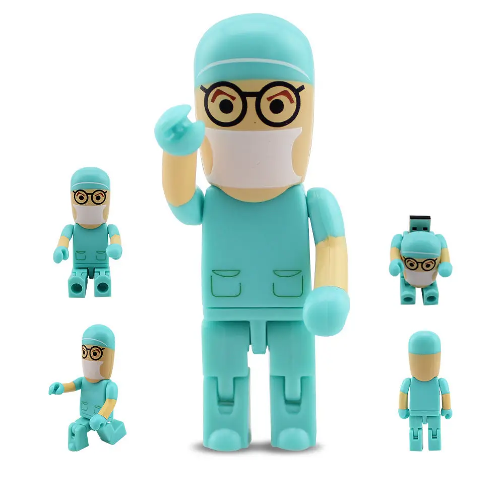 USB flash drive Doctors memory stick nurses Lovely medical pendrive cartoon pen drive 4GB 8GB 16GB 32GB 64GB 128GB U disk - ANKUX.COM