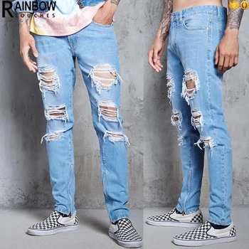 damage jeans fashion