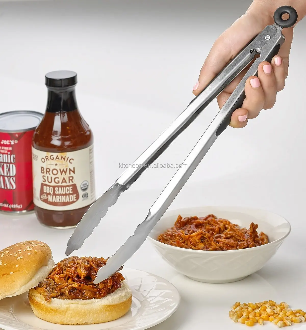 16 Inch Extra Long Premium Stainless Steel Barbecue Tongs Buy Barbecue Tongs,Extra Long Tongs