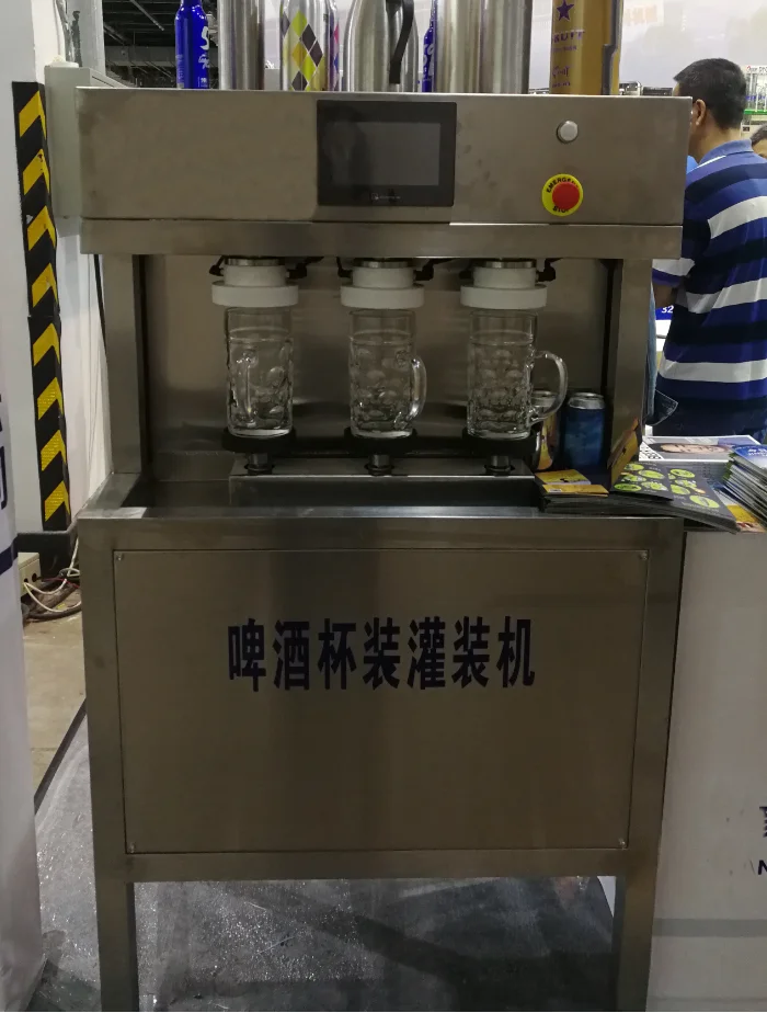 Manual Beer Filling Machine For Cup,Liquor Wine Vodka Alcohol Bottling