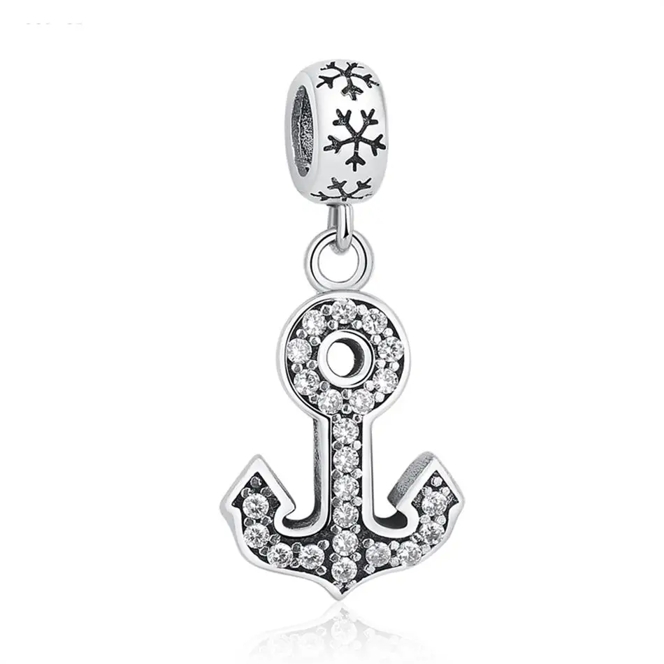 

Fashion 925 Sterling Silver Pendant Delicate Beads For Women And Men DIY Bracelet Accessories
