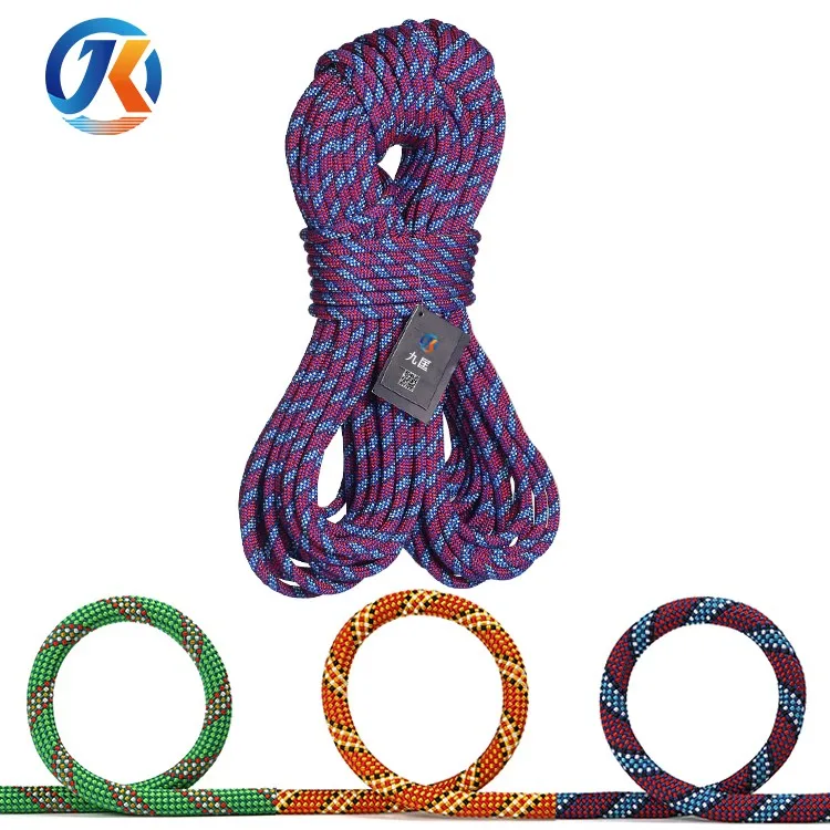 Outdoor 9.8mm 10.5mm 11mm Braided Climbing Dynamic Rope Buy Dynamic