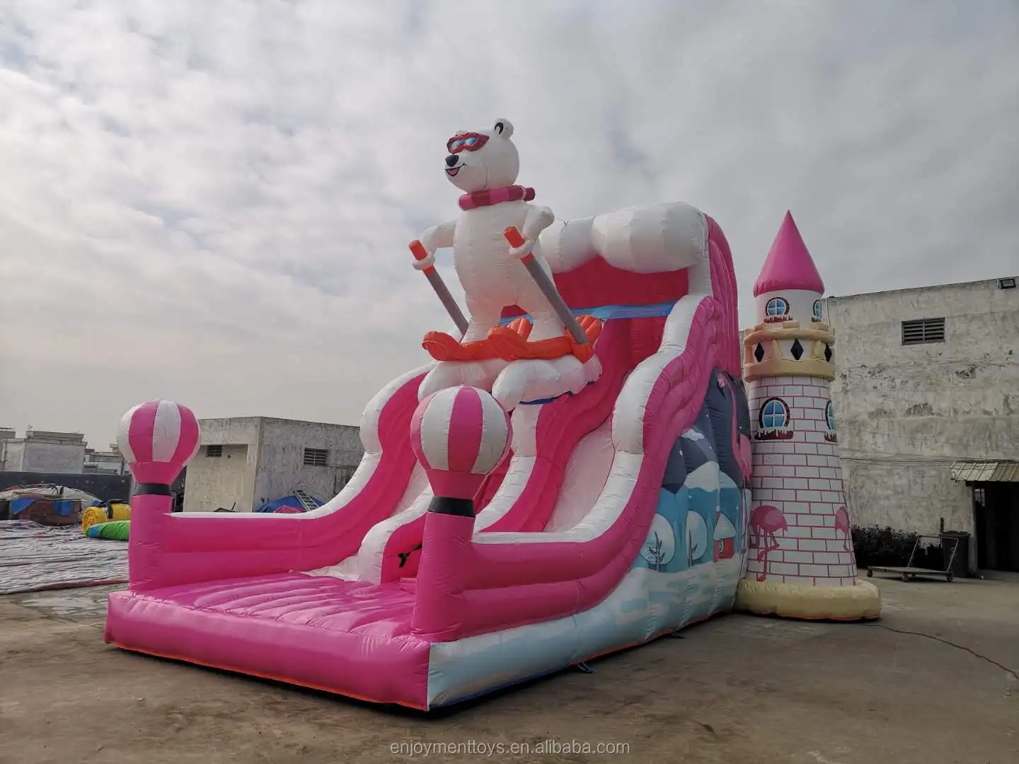 所有行业  体育娱乐  游乐园  投影片  产品名称 充气滑梯 材料 0.