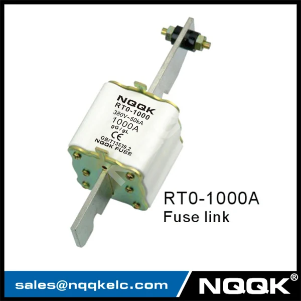 RT0-1000A 800A 1000A Low Voltage Fuse Link 380V-400V, IEC Certified ...