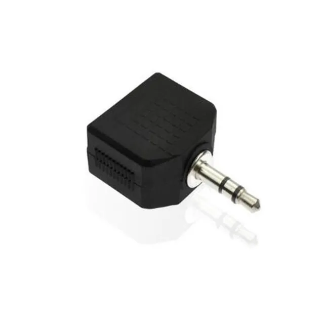 

Male to Female 3.5mm Audio Jack Splitter Adapter For Mobile Phone Computer, Black
