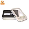Custom Metal PVC Window Gift Tin Box for USB Flash Drive