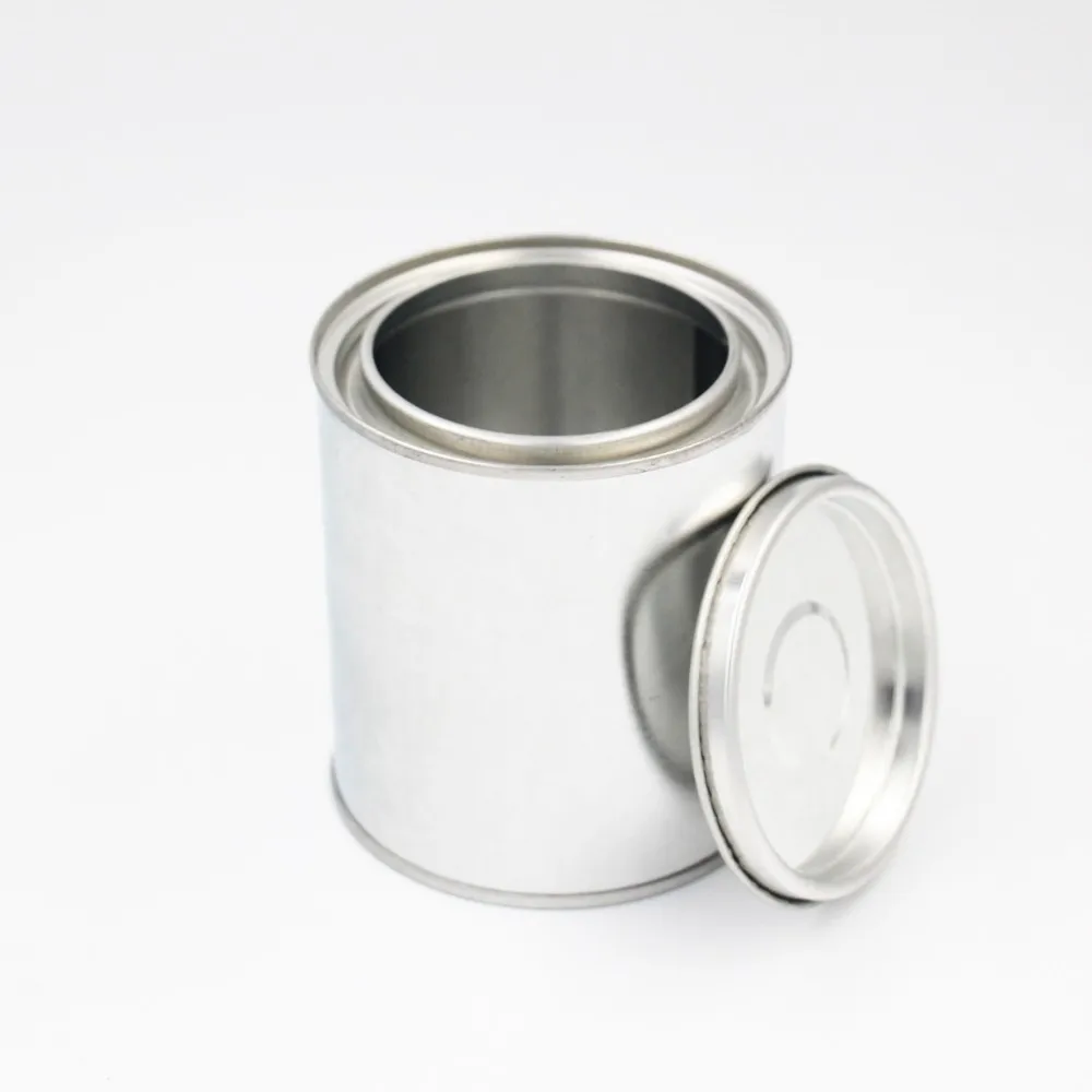 100ml-2lround Empty Metal Adhesive Tin Can Chemical Bucket With Lever 