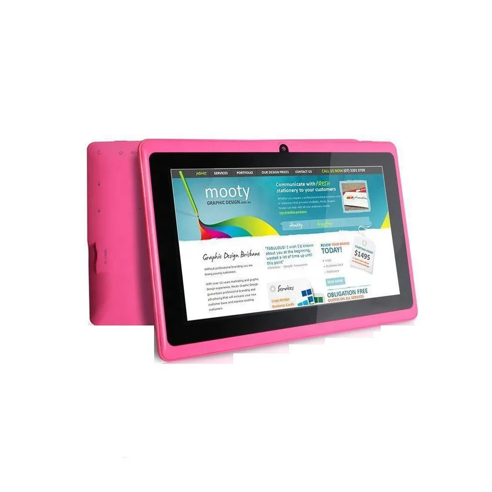 7 Allwinner A33 Quad Core Q88 cheap tablet for kids