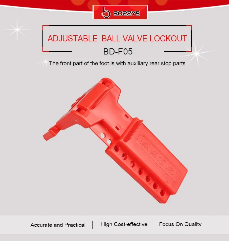 OEM Ball Valve Lockout For Lockout And Tagout Devices