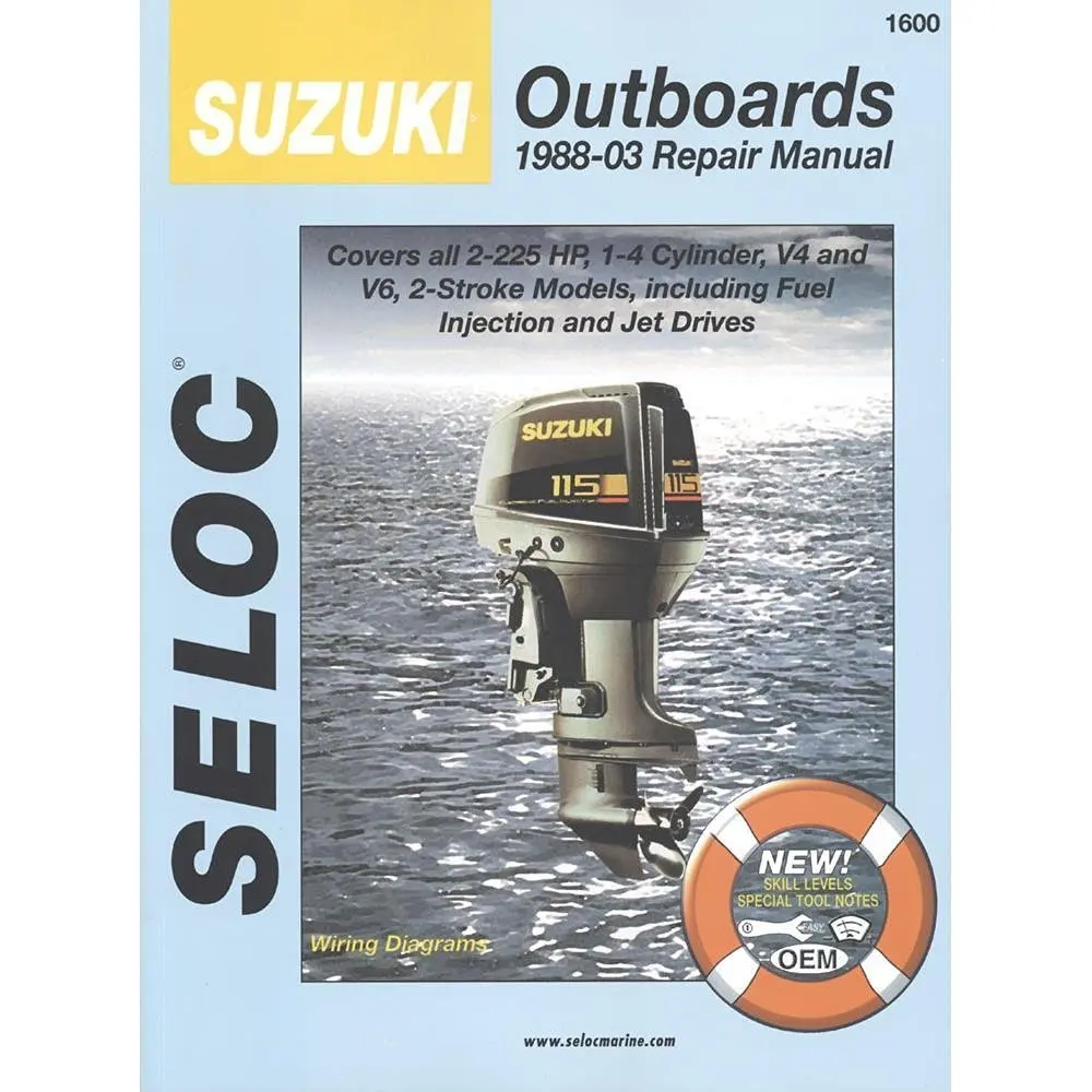 Get Quotations · Seloc Service Manual - Suzuki Outboards - 2 Stroke -  1988-2003