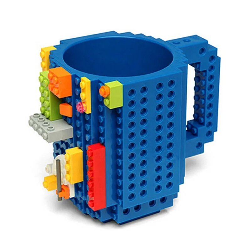 

UCHOME Creative Gift DIY Fun Build-On Brick Mug Assembling Puzzle Lego Coffee Mug