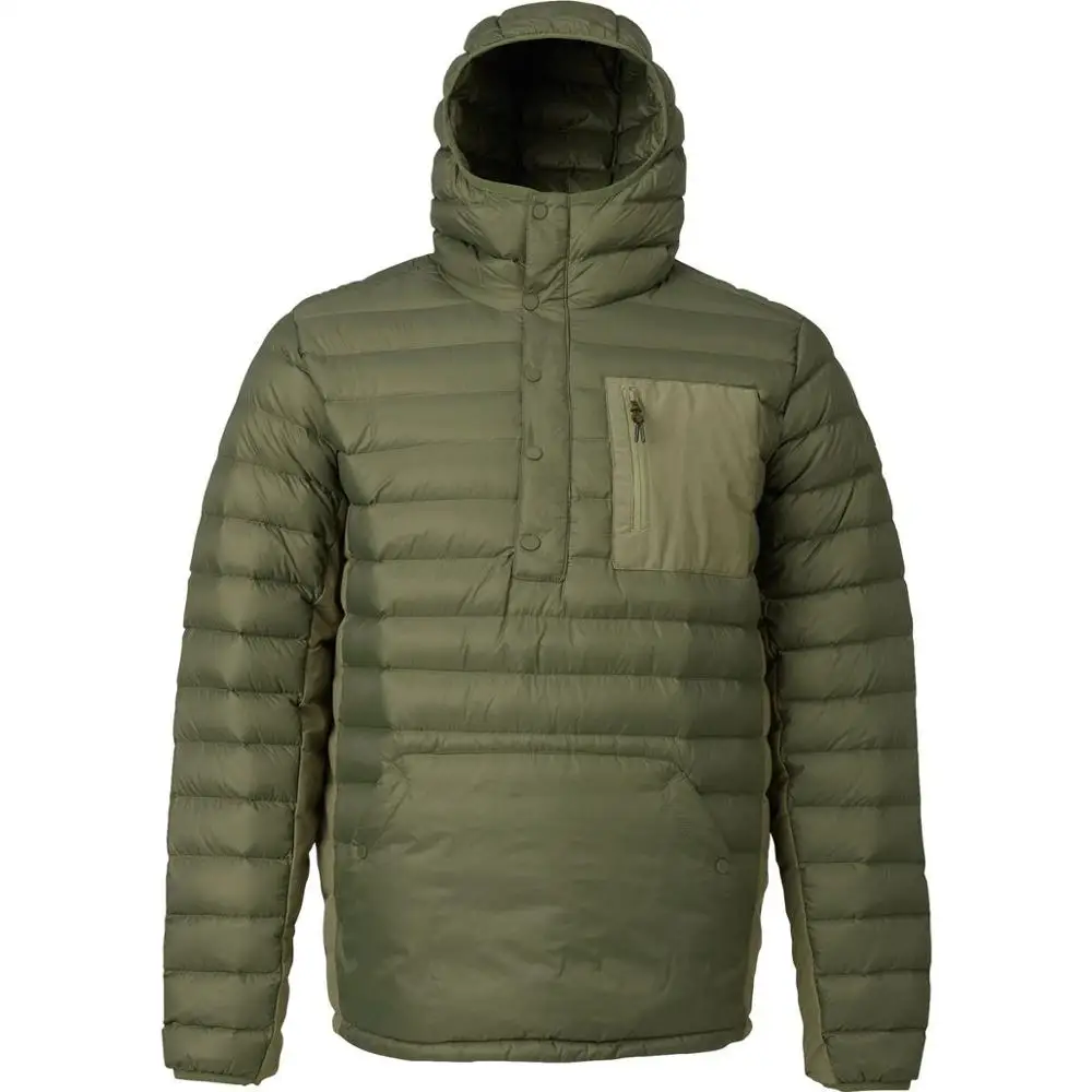 Top Selling Men's Anorak Insulator Jacket Warm And Self-packable Down