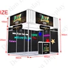 Detian offer 3*3 booth design trade show display stand expo exhibition fair modular systems