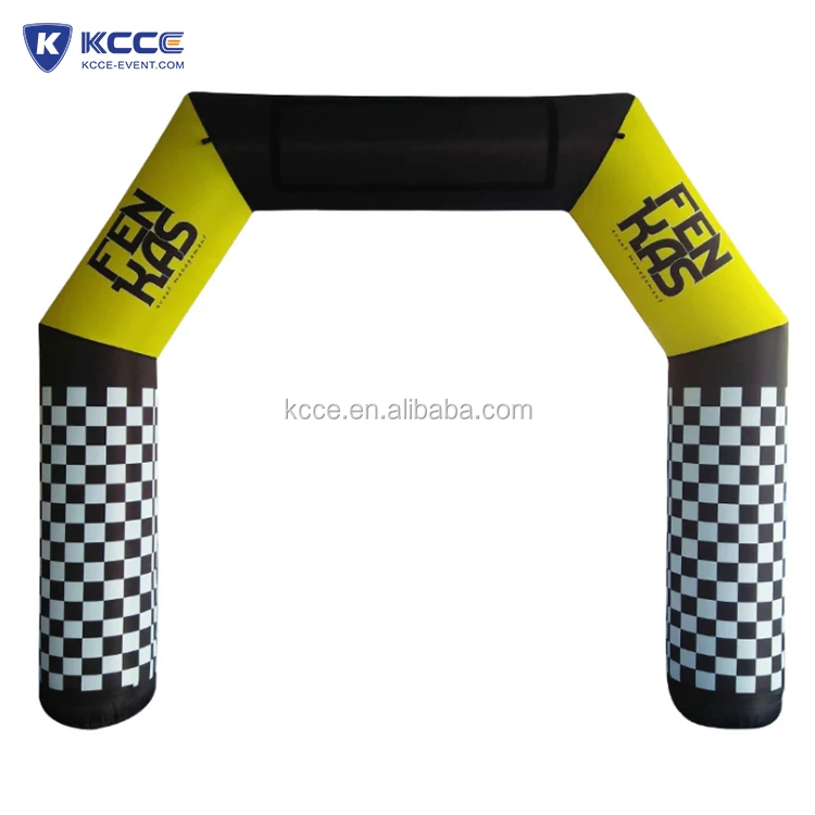 KCCE  8M big size Custom printed event promotion inflatable arch air closed//