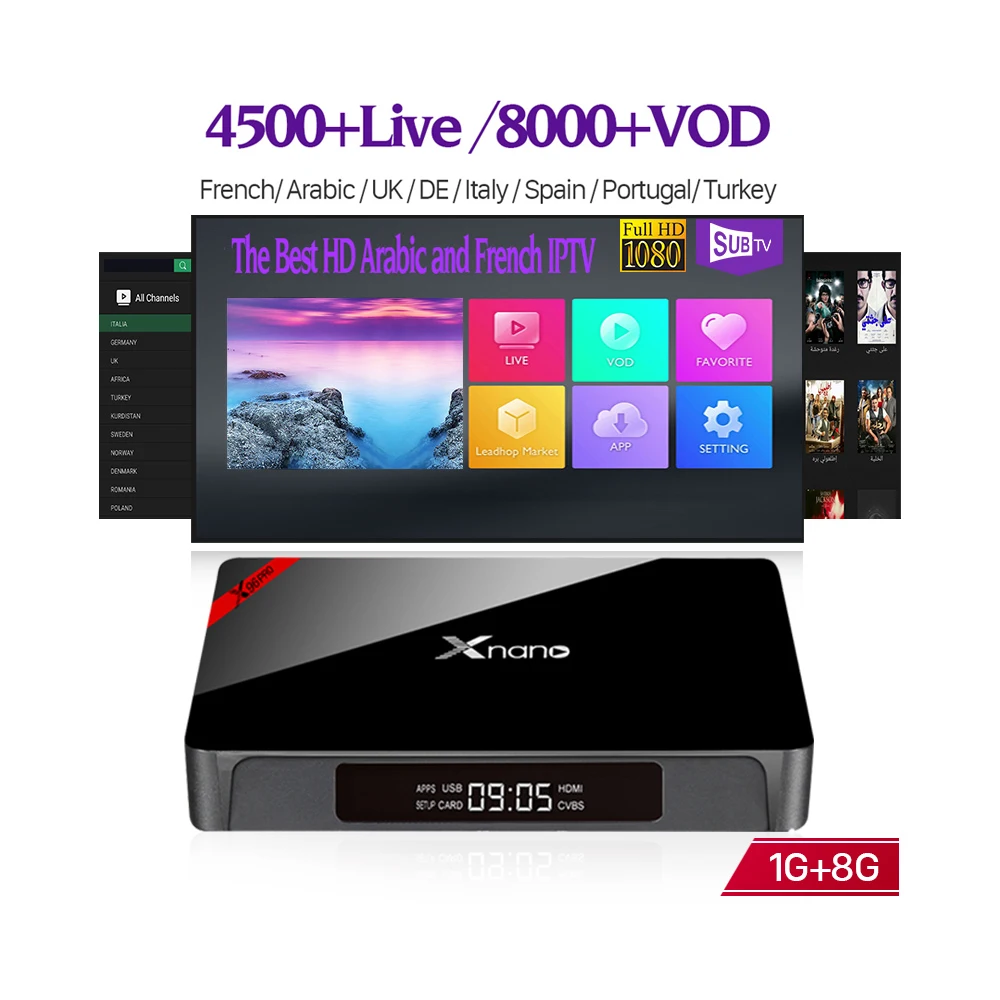

IPTV Account Channels Indian Channels 1 Year SUBTV Subscription XNANO X96 PRO TV Box Android TV Box IPTV Receiver, N/a